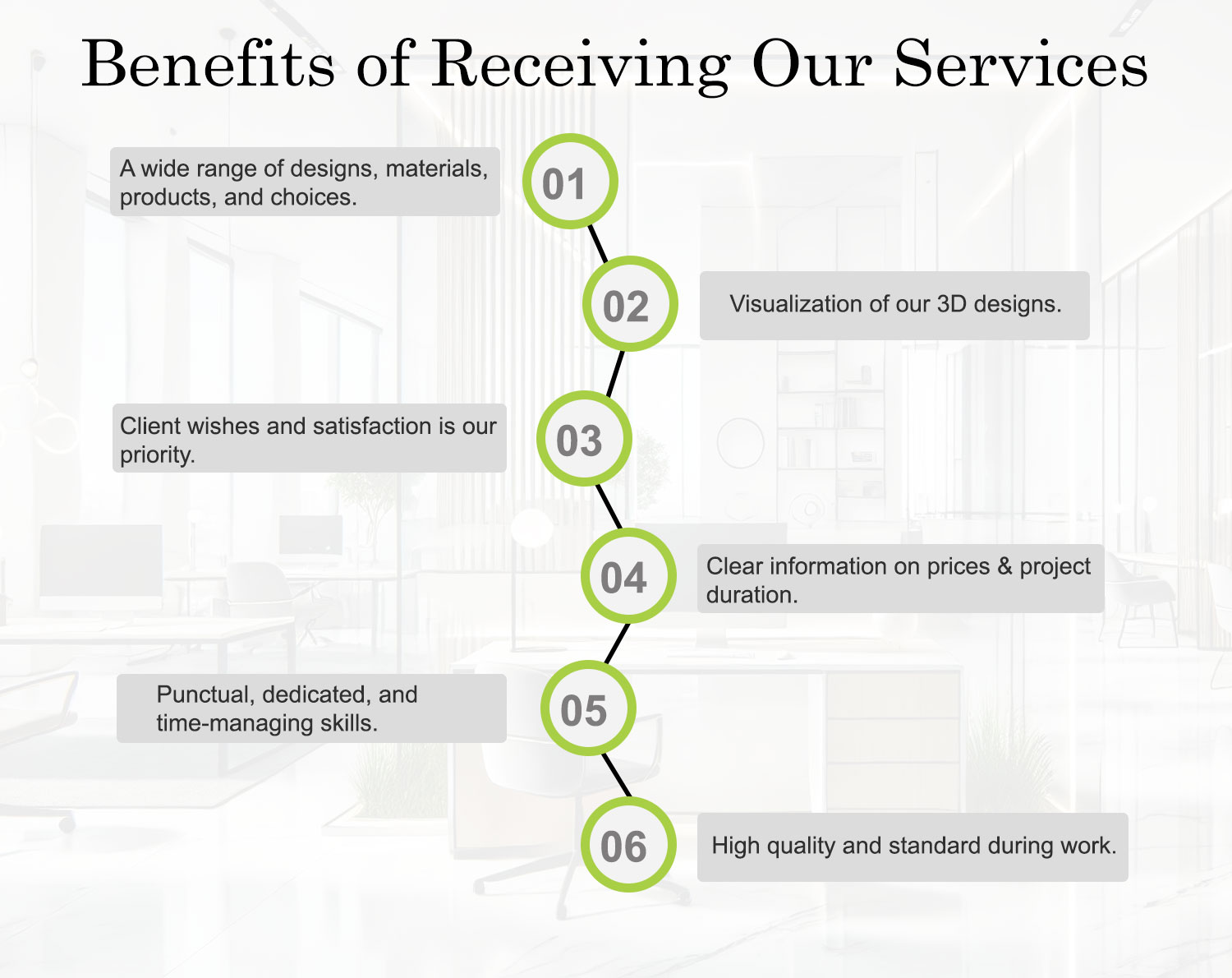 Benefits of Receiving Our Services